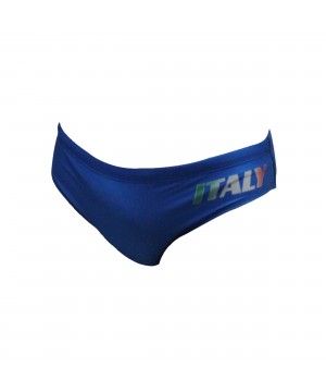 Suit MTS ITALY Blue Swimwear, Swim Briefs For Swimmers, Water Polo, Underwater Hockey, Underwater Rugby