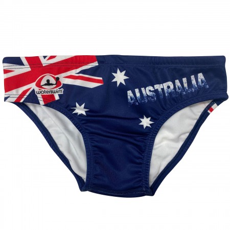 Suit Waterswim AUSTRALIA TWO KANGAROO Swimwear, Swim Briefs for swimmers, Water Polo, Underwater hockey, Underwater rugby