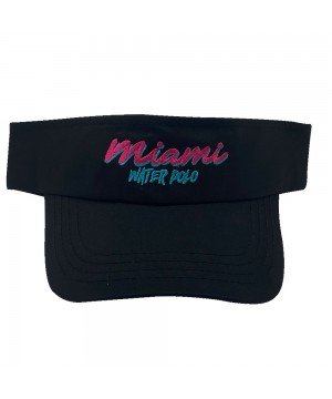 MTS Cap Miami Florida Water Polo, Sports, Athletic, Swimming Cap Black