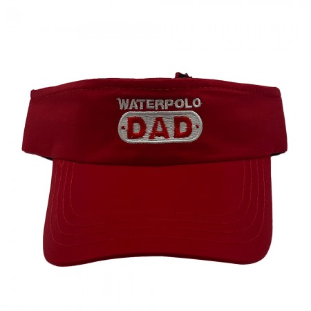 MTS Cap Dad Water Polo, Sports, Athletic, Swimming Cap Red