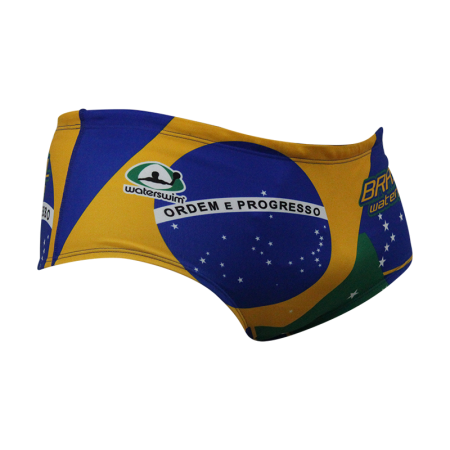 Suit Waterswim Flag Brazil Swimwear, Swim Briefs for swimmers, Water Polo, Underwater hockey, Underwater rugby