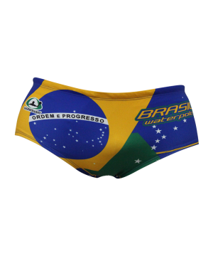 Suit Waterswim Flag Brazil Swimwear, Swim Briefs for swimmers, Water Polo, Underwater hockey, Underwater rugby
