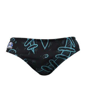 Suit Waterswim Blue Monster Swimwear, Swim Briefs for swimmers, Water Polo, Underwater hockey, Underwater rugby