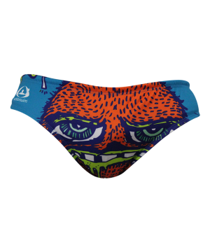 Suit Waterswim Orange Face Swimwear, Swim Briefs for swimmers, Water Polo, Underwater hockey, Underwater rugby
