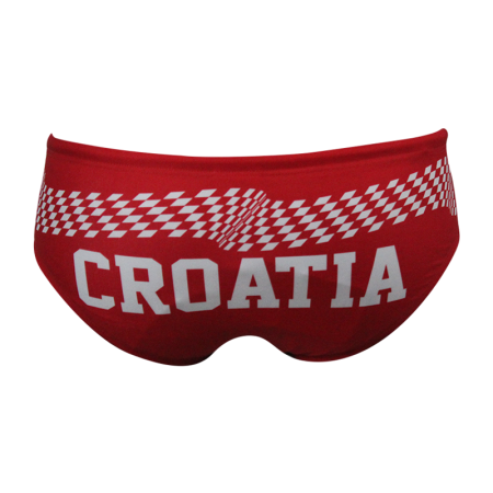 Suit Waterswim Croatia Red Swimwear, Swim Briefs for swimmers, Water Polo, Underwater hockey, Underwater rugby