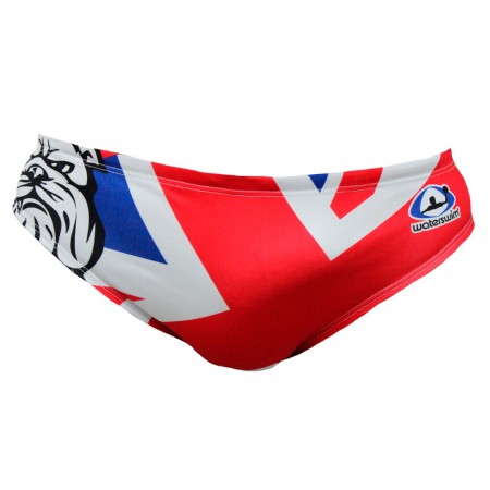 Suit Waterswim England Bulldog Swimwear, Swim Briefs for swimmers, Water Polo, Underwater hockey, Underwater rugby